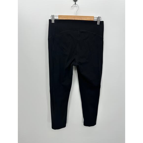 SPANX Cropped Icon Legging in Very Black Size Medium NWT Workout Compression - Picture 3 of 6